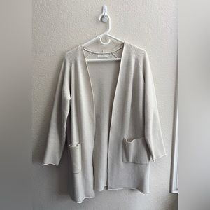OAK + FORT Beige Cardigan - Size L